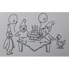 10107 - Party canvas table