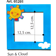 05201 - Sun & Cloud Photo Frame